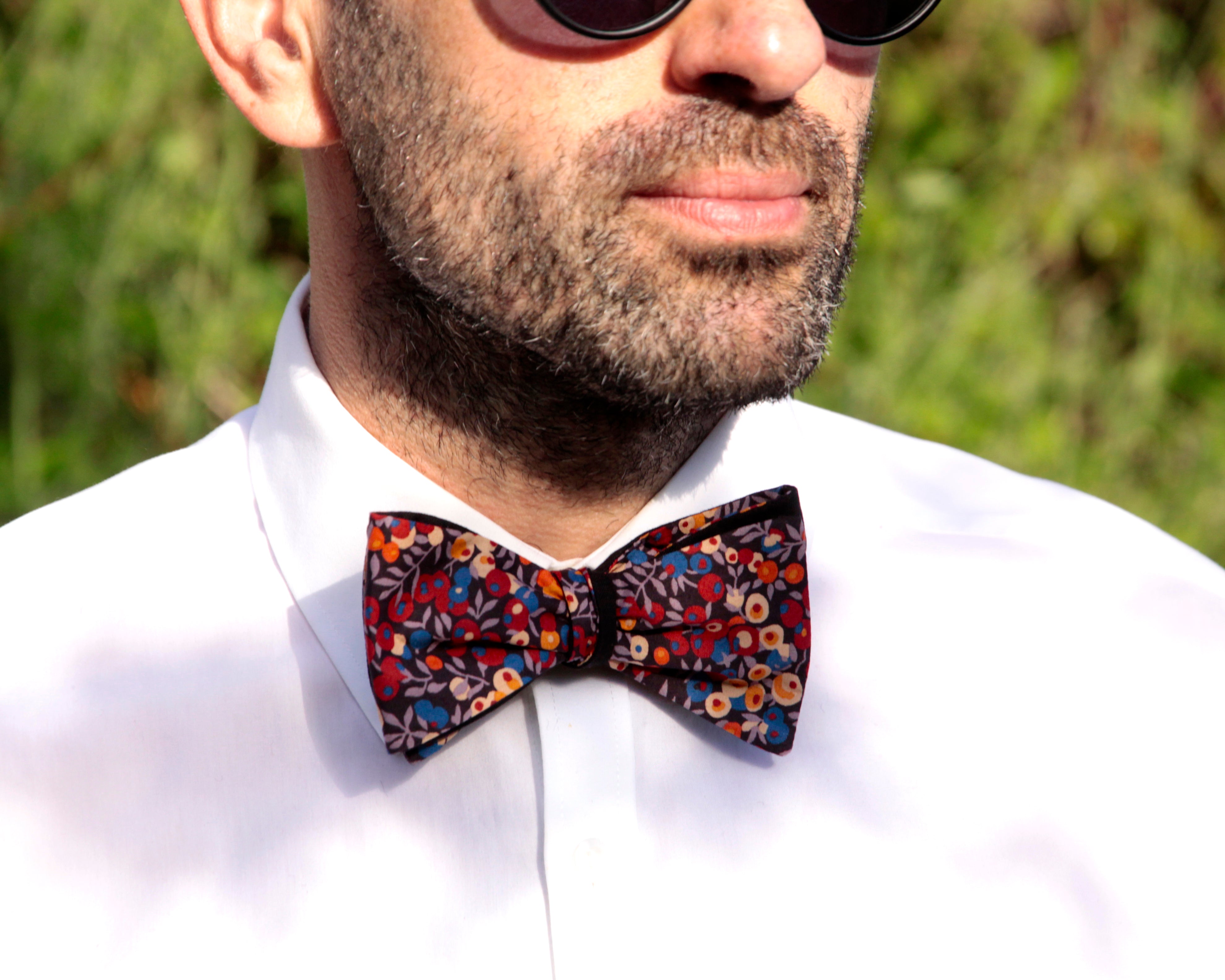 Autumn Berry Liberty Cotton Bow Tie
