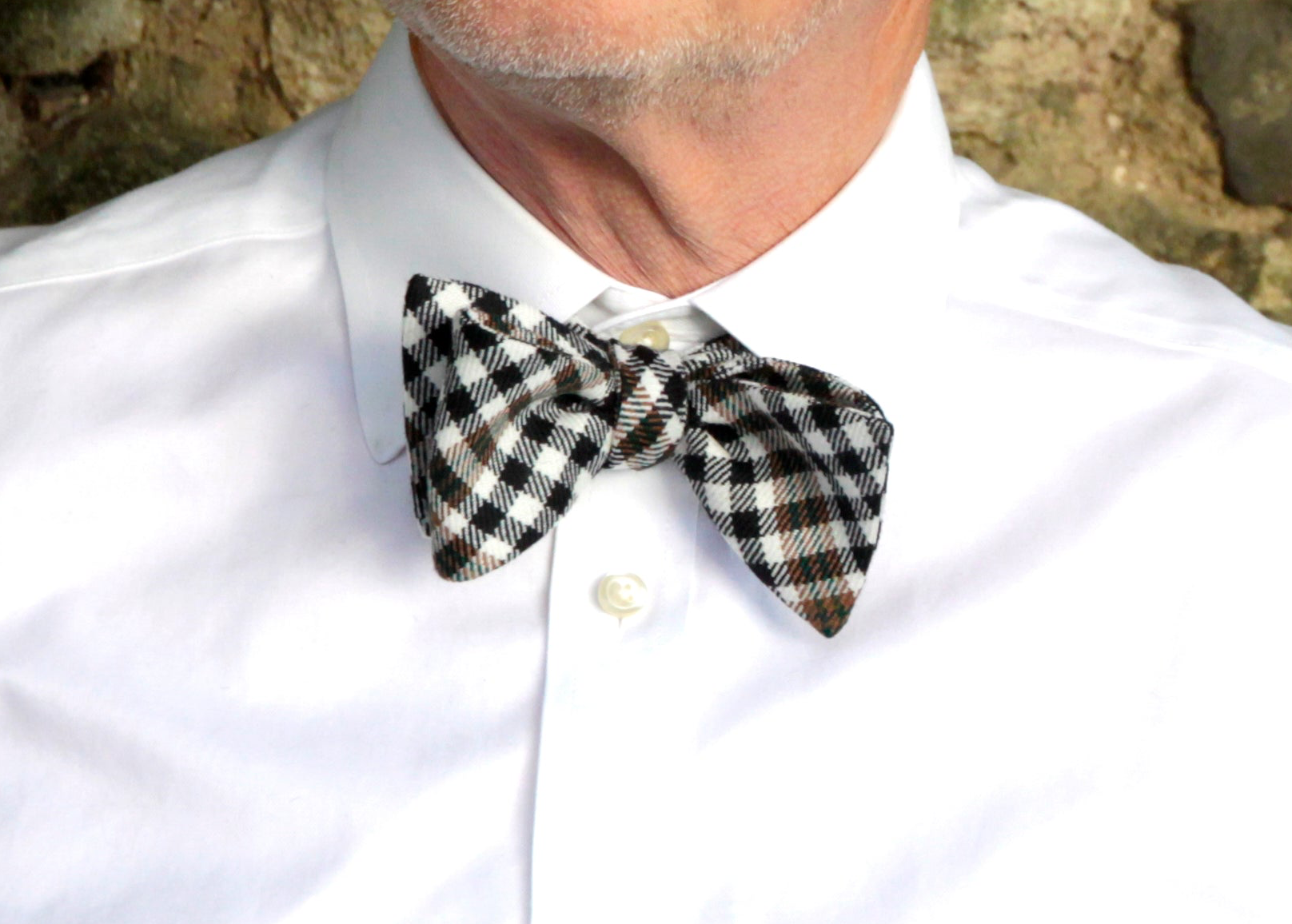 Burns Check Tartan Bow Tie