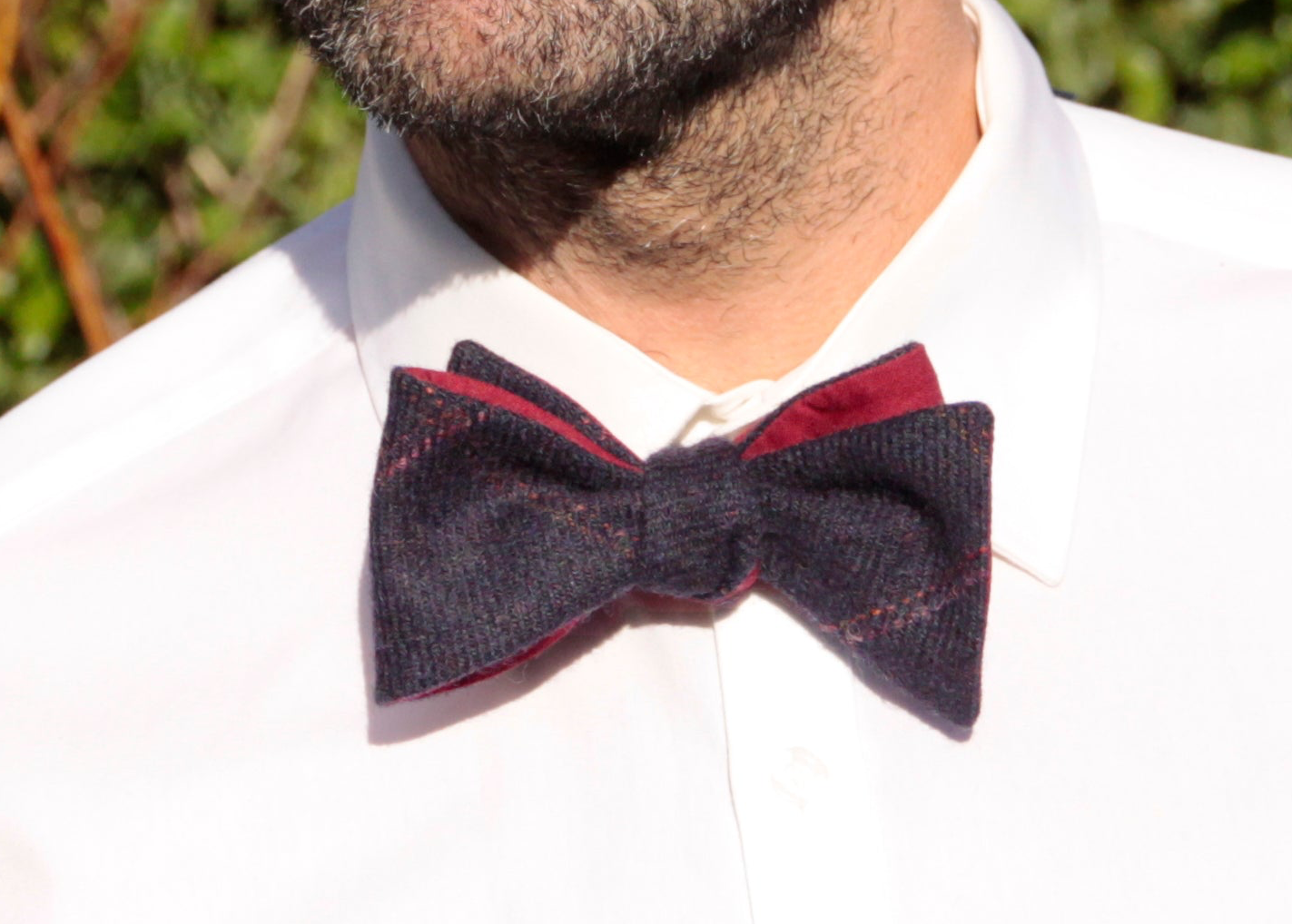 Jackdaw Tweed Bow Tie