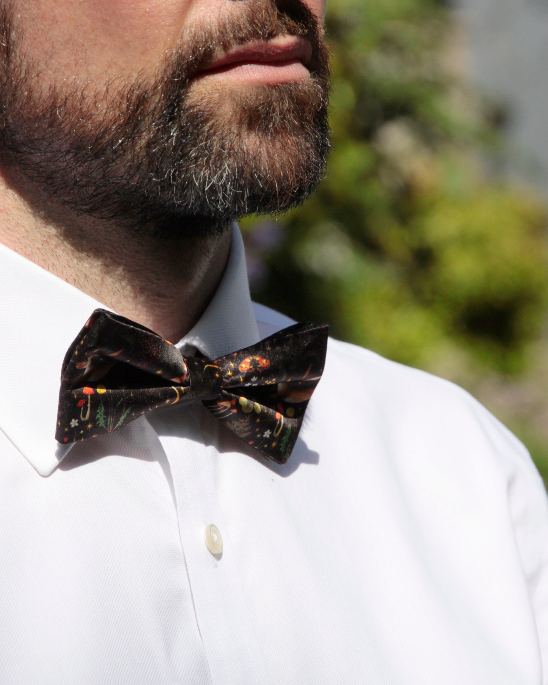 Woodland Silk Bow Tie