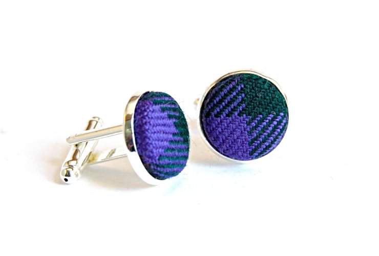 Isle of Skye Tartan Cufflinks image 0