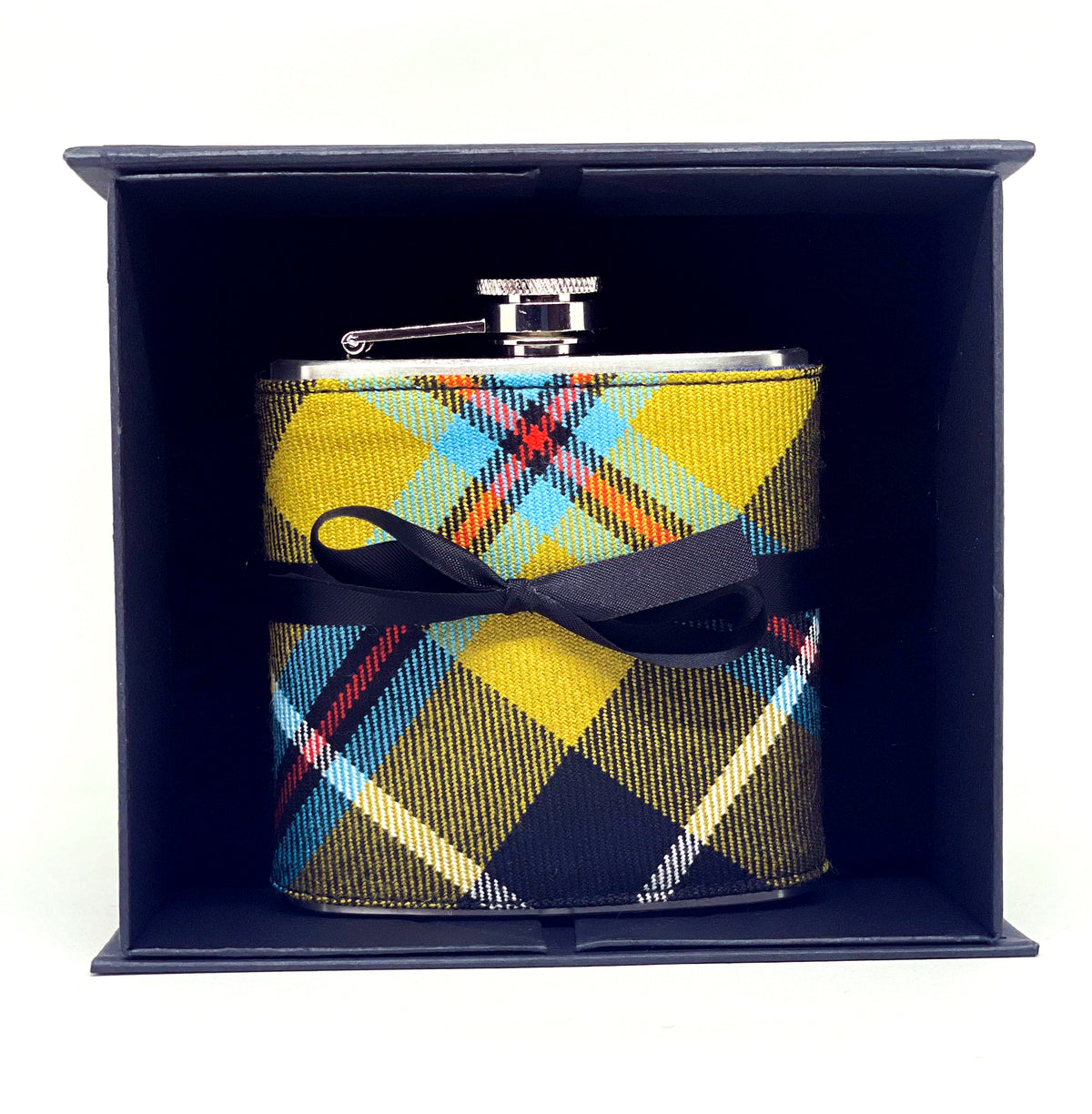 Tartan 6oz Hip Flask - Black Watch image 2