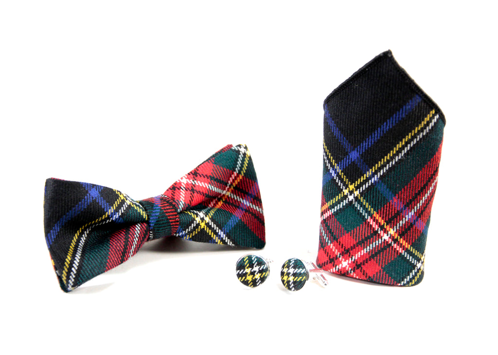 Stewart Black Tartan Gift Set image 0
