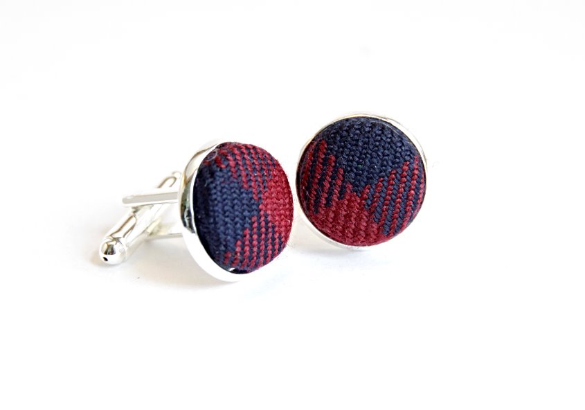 Lindsay Tartan Cufflinks image 0