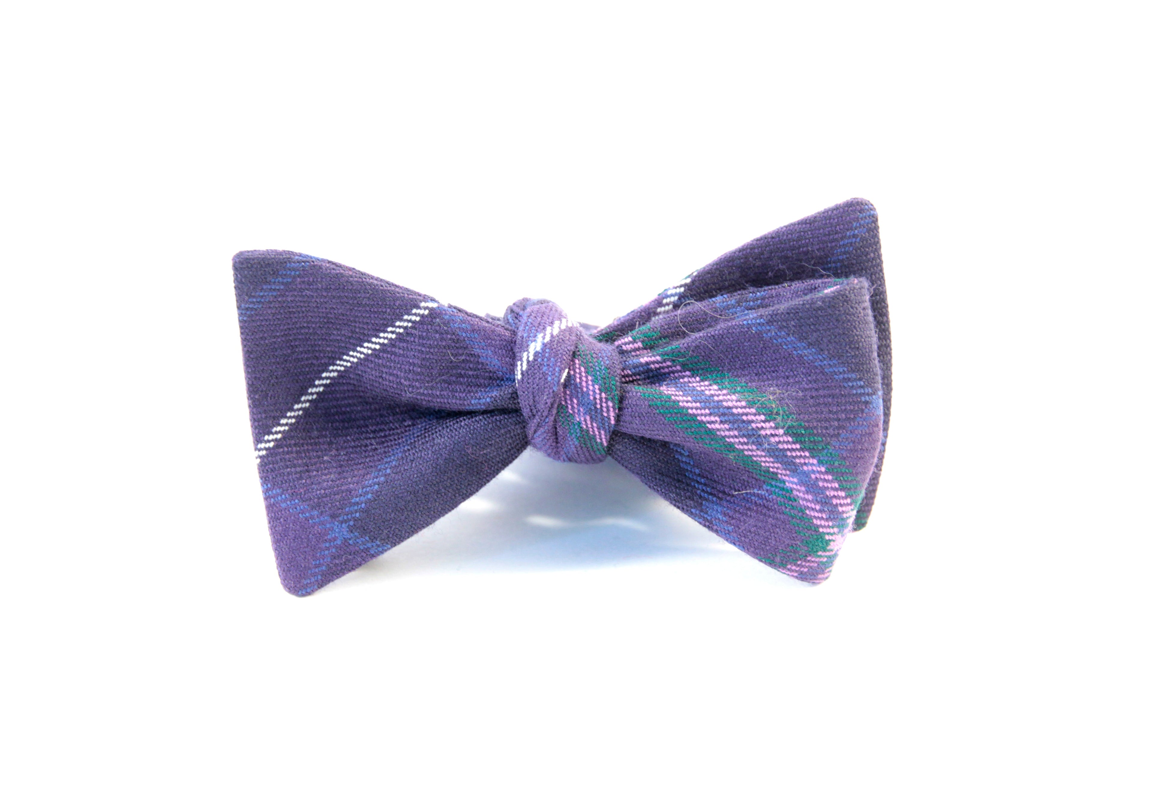 Scottish Heather Tartan Bow Tie