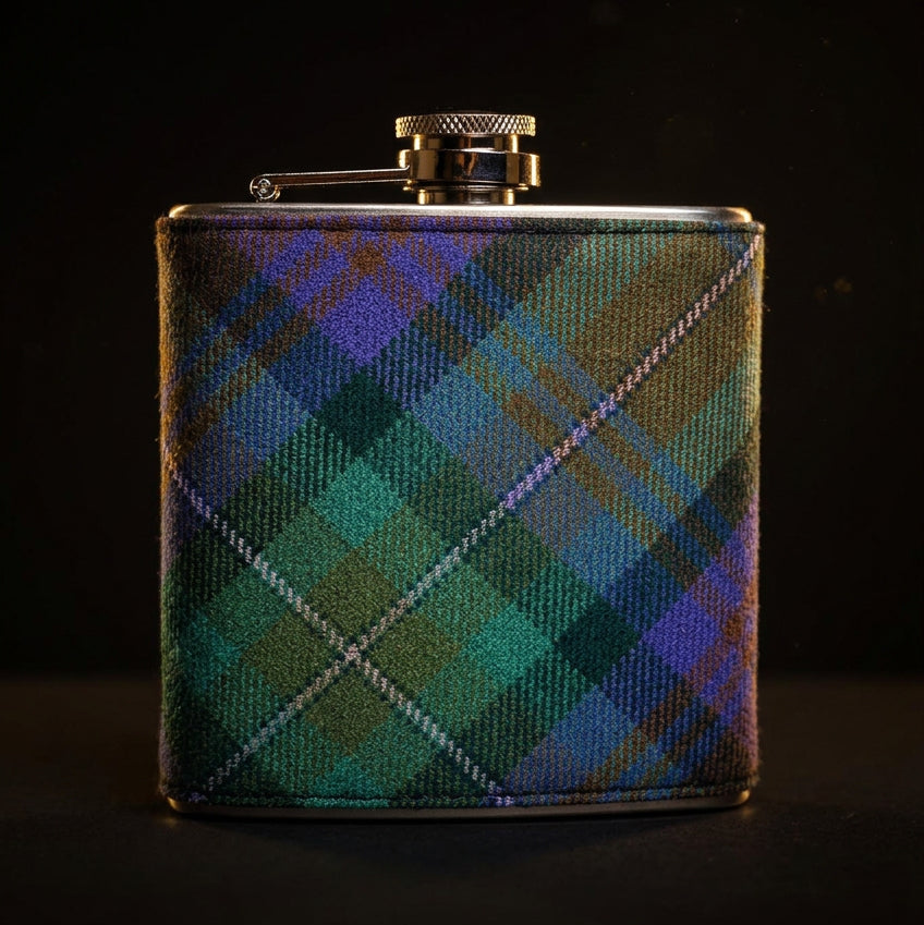Tartan 6oz Hip Flask - Isle of Skye image 0