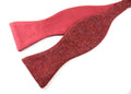 Red Herringbone Tweed Bow Tie