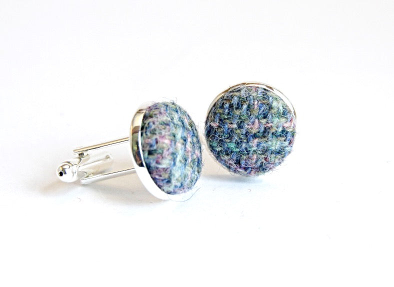 'Sandpiper' Tweed Cufflinks image 0