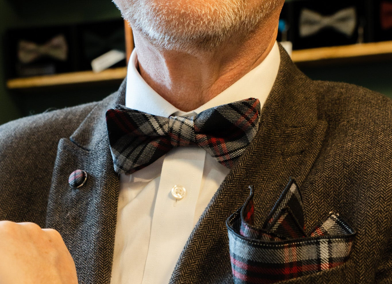 Auld Lang Syne Tartan Bow Tie