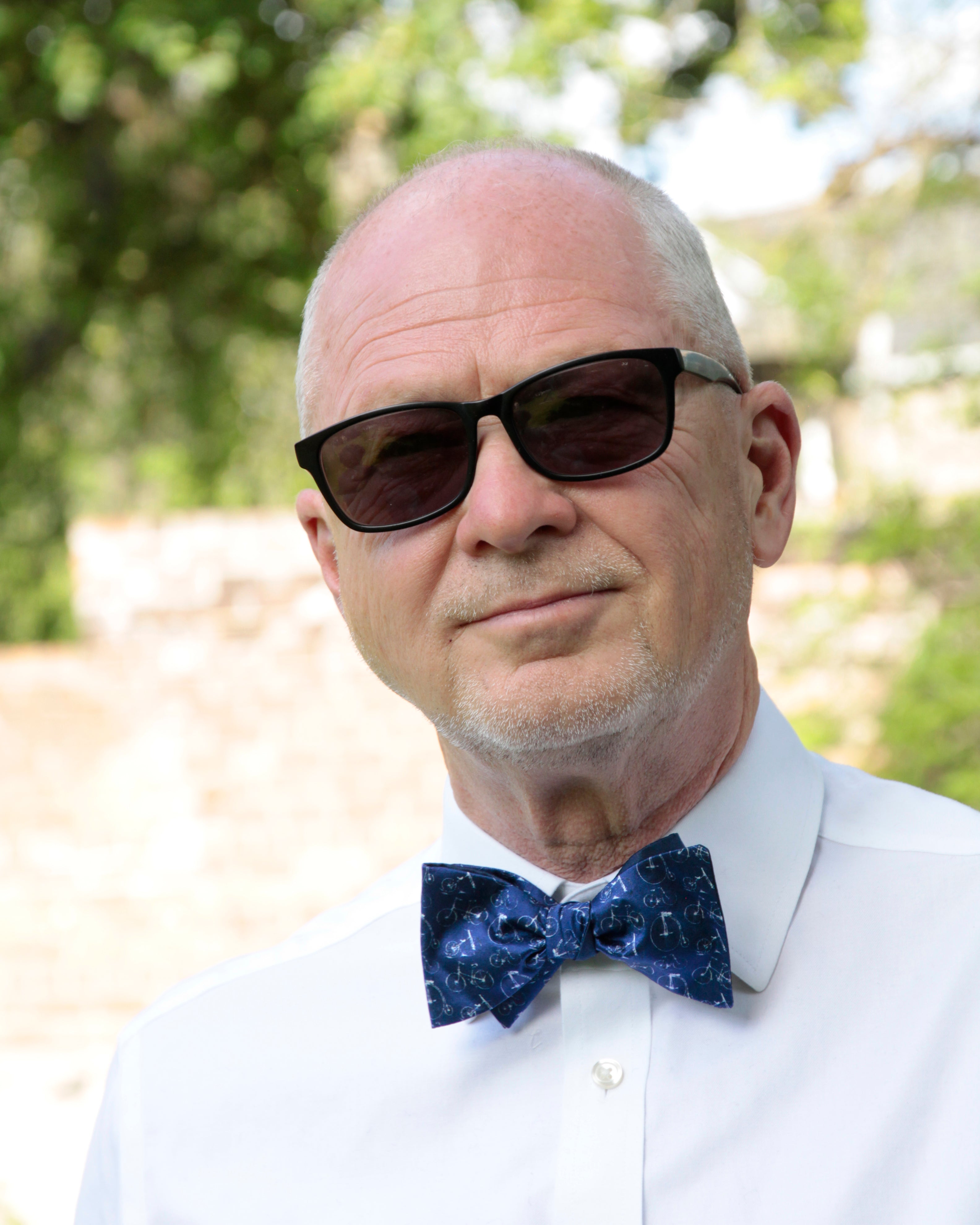 Bicycles Silk Bow Tie