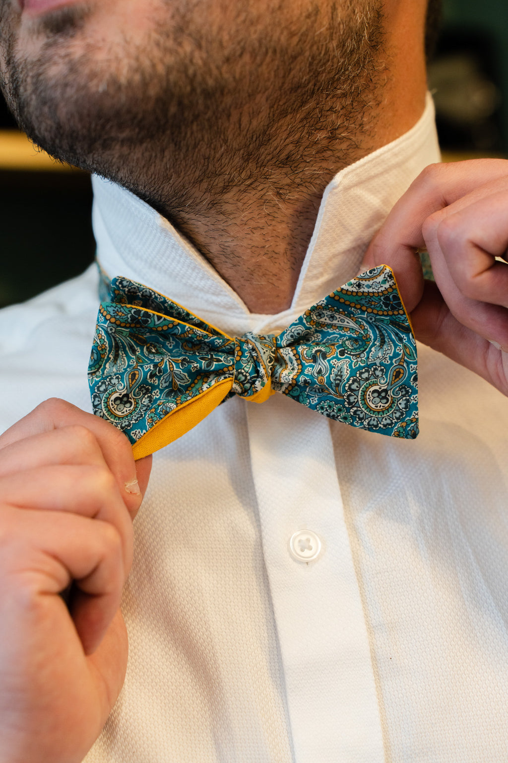 Green Paisley Liberty Cotton Full Set