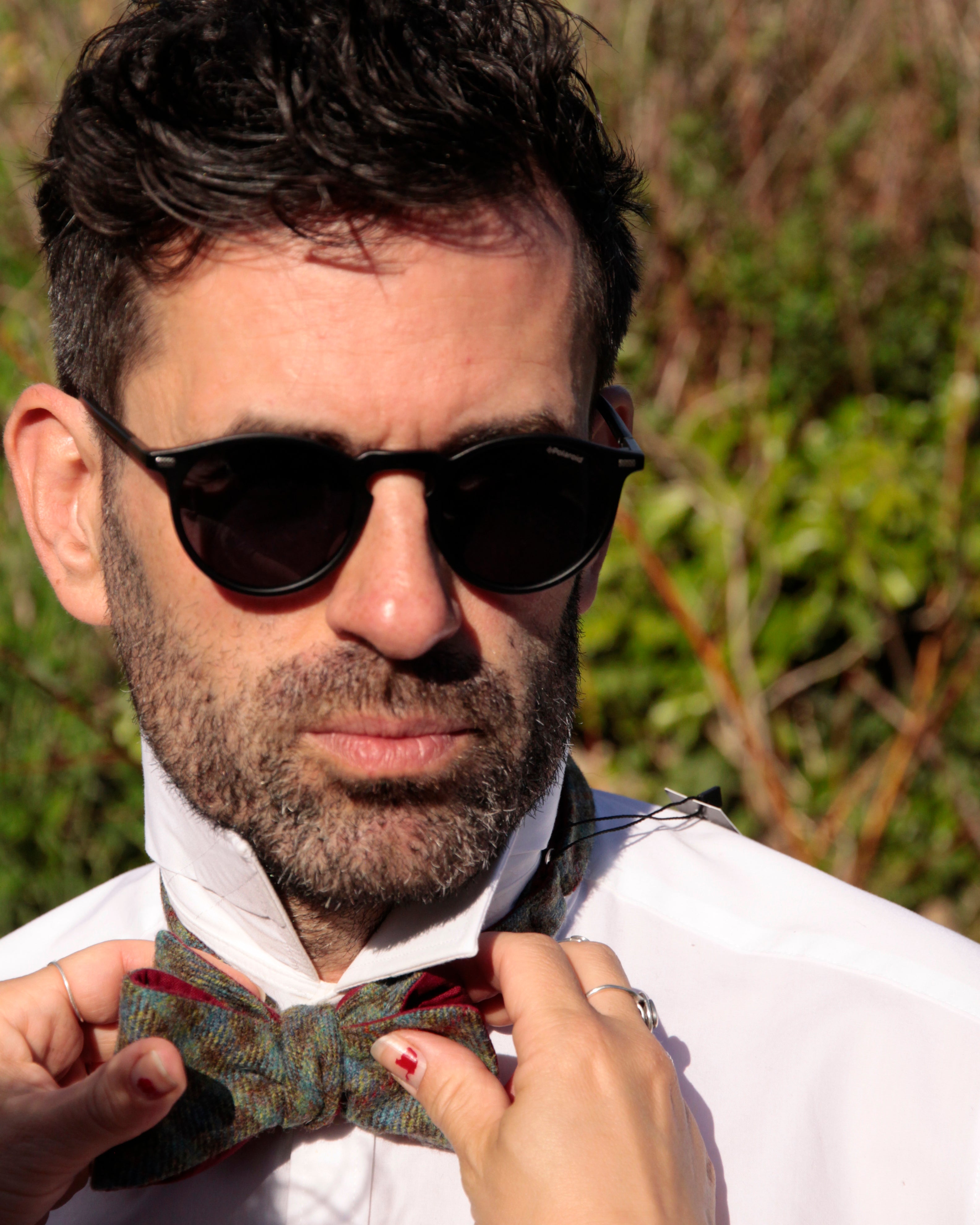 Sparrowhawk Tweed Bow Tie