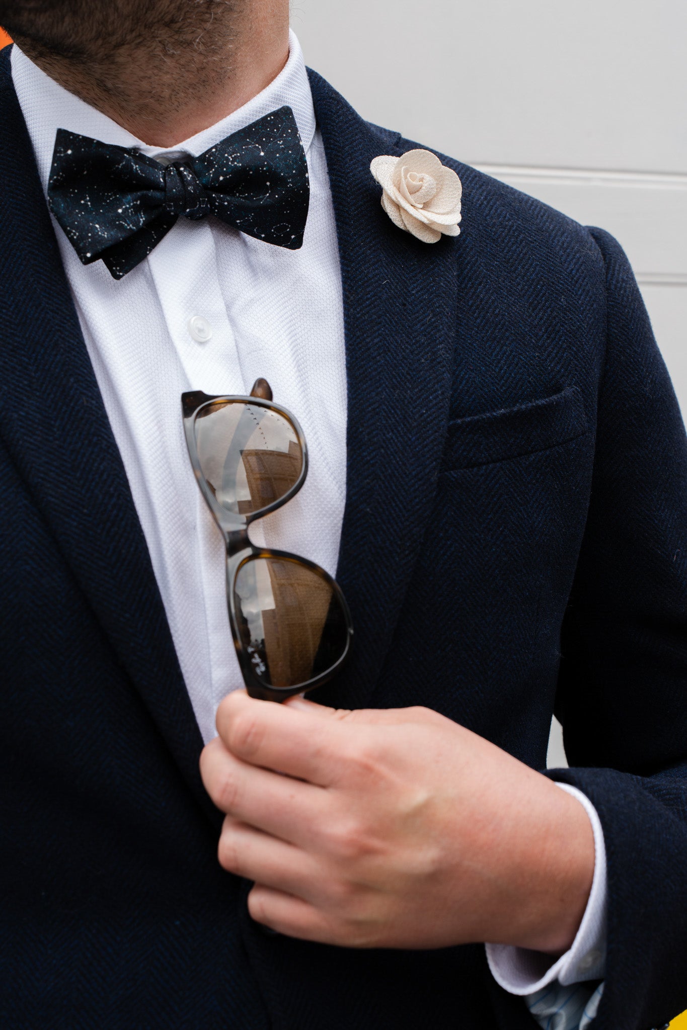 Stargazing Silk Bow Tie