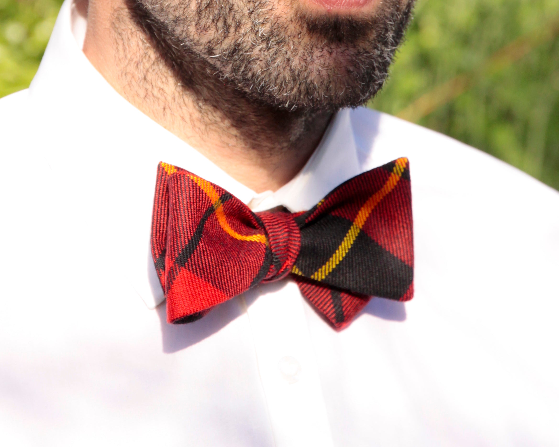 Wallace Modern Tartan Bow Tie