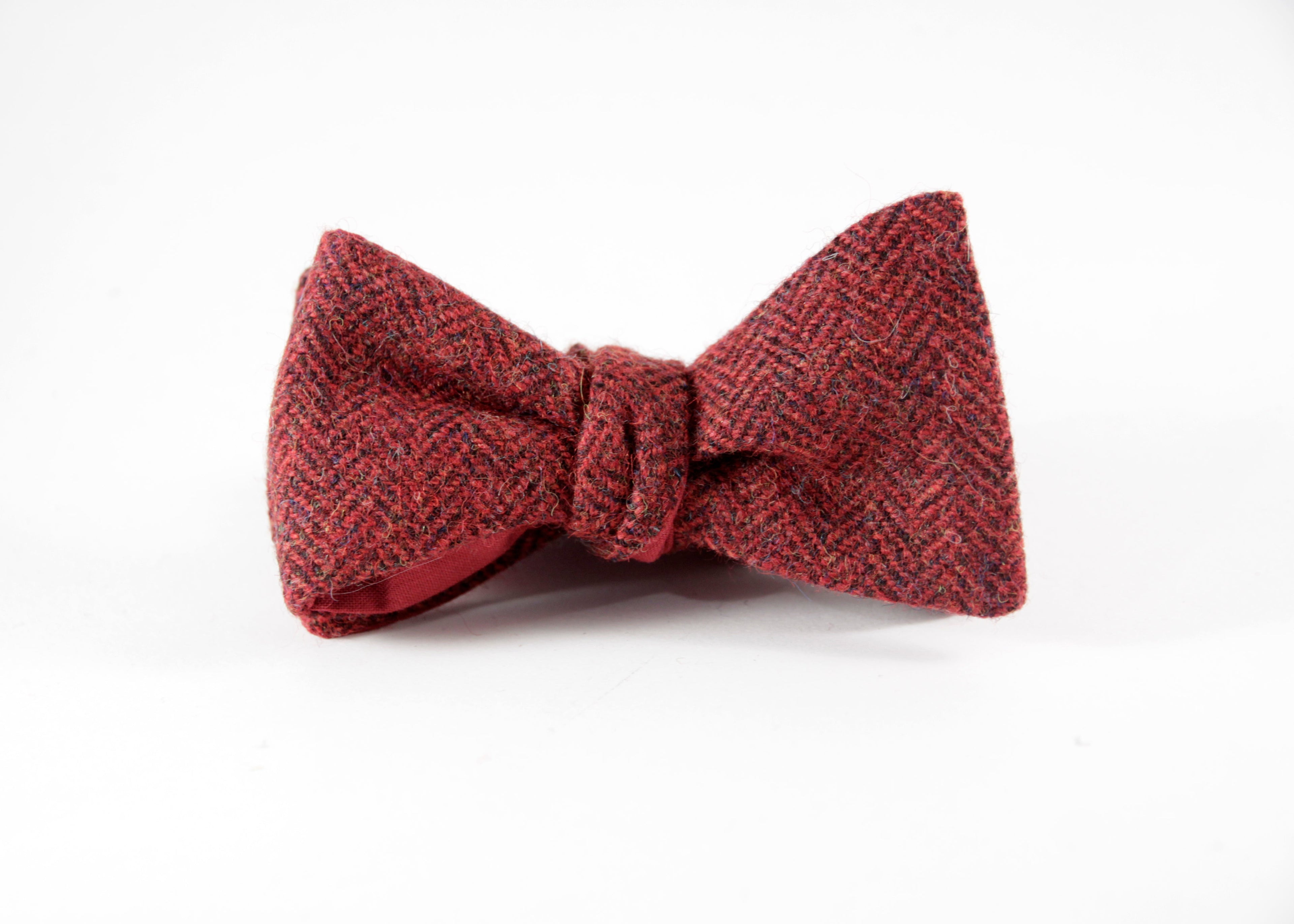 Red Herringbone Tweed Full Set