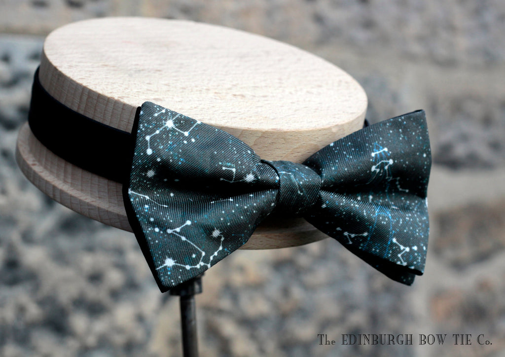 Stargazing Silk Bow Tie