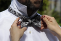 Strawberry Thief Mono Liberty Cotton Bow Tie
