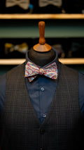 Red Paisley Liberty Cotton Bow Tie