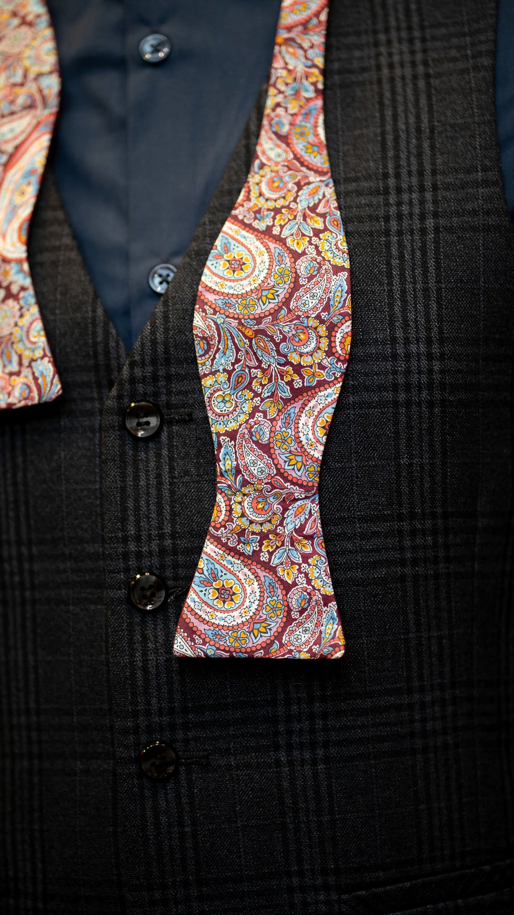 Red Paisley Liberty Cotton Full Set