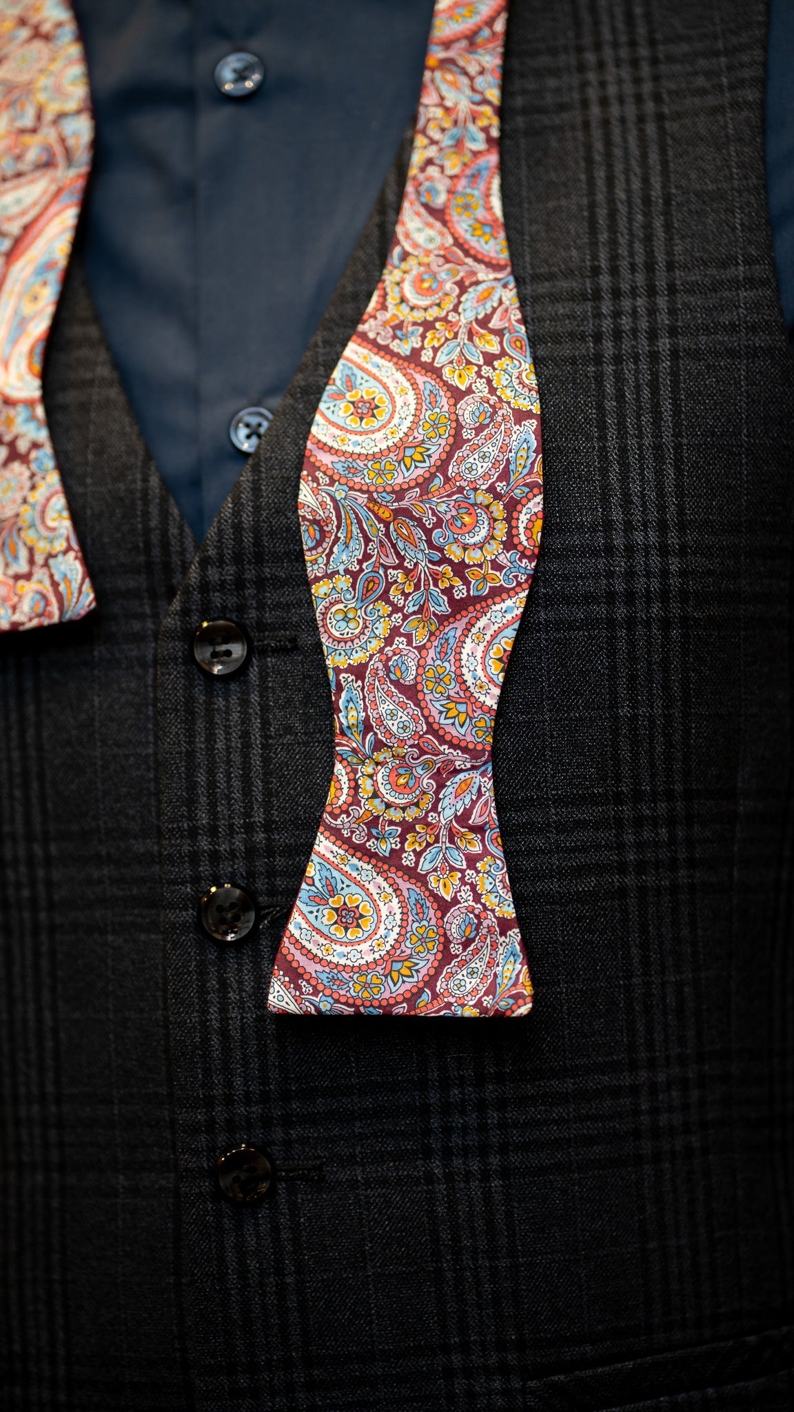 Red Paisley Liberty Cotton Full Set