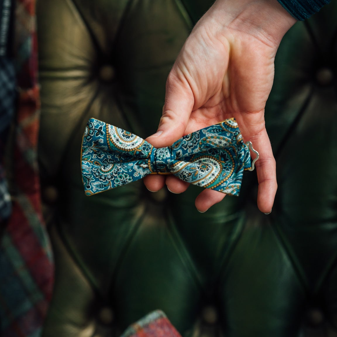 Green Paisley Liberty Cotton Full Set